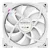 Wentylator do obudowy komputera Montech RX120 PWM 12 cm biały 3 szt.