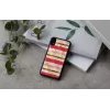 Etui na smartfona iKins do iPhone XR — krótki wzór ciastka, czarne