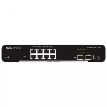 Ruijie Networks RG-NBS3100-8GT2SFP przełącznik sieciowy zarządzalny L2 Gigabit Ethernet (10/100/1000) czarny