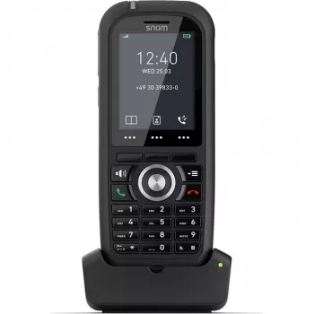 Słuchawka telefoniczna DECT Snom M80 z identyfikacją rozmówcy, czarna