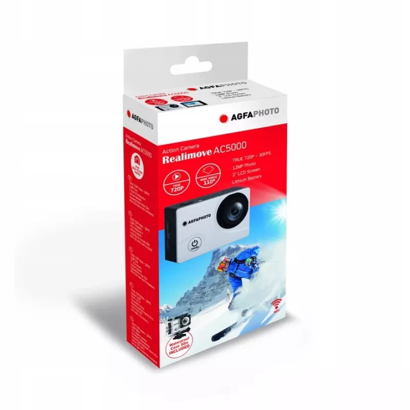 Kamera sportowa AgfaPhoto Realimove AC5000 12 MP Full HD Wi-Fi