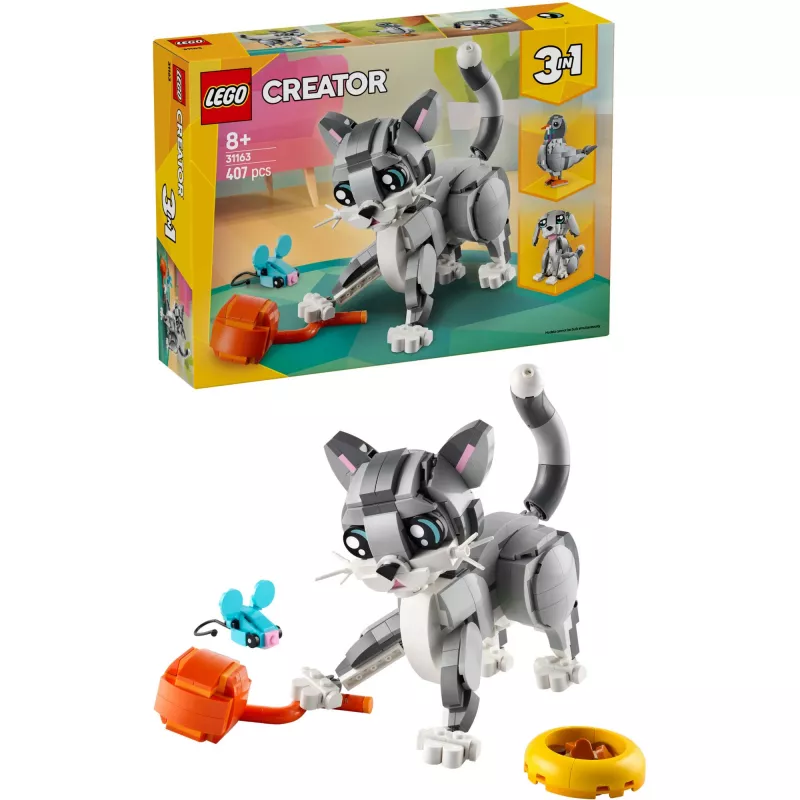 LEGO CREATOR 3 W 1 31163 Zabawny Kot