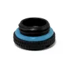 XSPC Plug V2 G1/4 cala Ag - Opakowanie 10 sztuk, czarny matowy