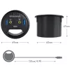 Hub USB GRAUGEAR G-THUB-AU-60 USB 3.2 Gen 1 Type-A czarny