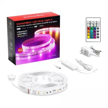 Taśma LED SwitchBot W1702110 3 m RGB zmiennokolorowa