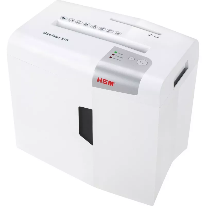 Niszczarka dokumentów HSM shredstar S10, 6 mm + osobny mechanizm do cięcia płyt CD