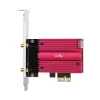 Wewnętrzna karta sieciowa WLAN Bluetooth Cudy WE9300S PCIe, Wi‑Fi 7 (802.11be) Tri‑band 2.4/5/6 GHz, 5765 Mbit/s, Bluetooth 5.4, zewnętrzna antena 2x2