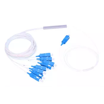 Rozgałęźnik kablowy Extralink Splitter 1:8 PLC SC/UPC 900um 1,5m