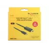 Przejściówka wideo DeLOCK 85259 USB Type-C na HDMI 2m Czarna