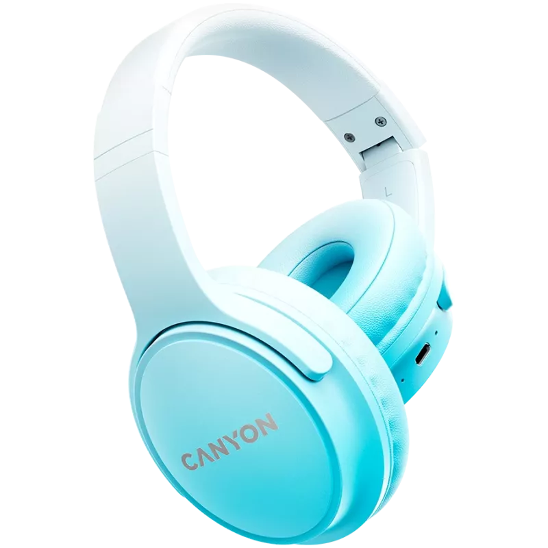 Słuchawki Bluetooth Canyon OnRiff 4 nauszne BT5.3 niebieskie