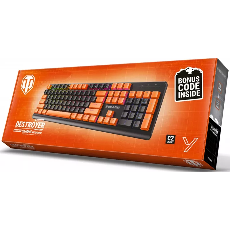 Klawiatura mechaniczna YENKEE DESTROYER WT300 podświetlana edycja limitowana