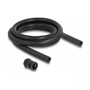 Osłona kabla DeLOCK 60464 Czarna 18,5 mm 2 m