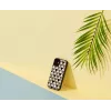 Etui ochronne iKins do Apple iPhone 12 mini, faktura piramidy, czarne