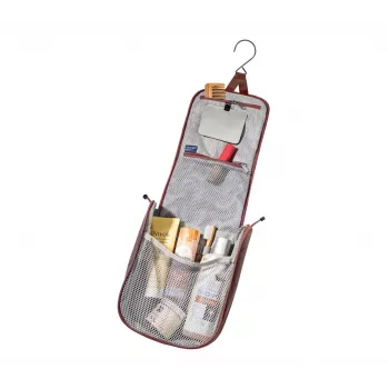 Kosmetyczka podróżna DEUTER Wash Center I — kompaktowy zestaw do mycia w podróży, raisin/caspia