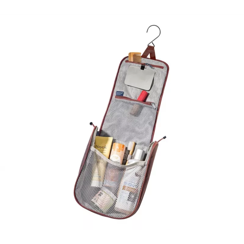 Kosmetyczka podróżna DEUTER Wash Center I — kompaktowy zestaw do mycia w podróży, raisin/caspia