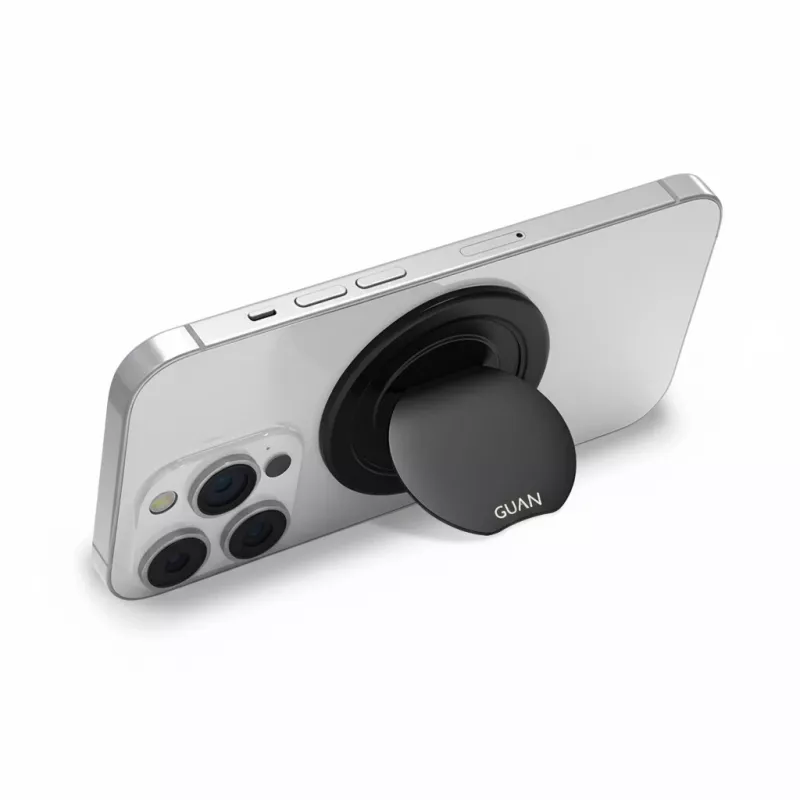 GUAN MagSafe Ring do iPhone'a, czarny, GA-SPG23PBLK