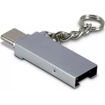 Czytnik kart Inter-Tech 88885469 USB 2.0 Type-A/Type-C wewnętrzny cynkowy