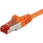 Wentronic Goobay CAT 6 kabel krosowy, S/FTP (PiMF), pomarańczowy, 7,5 m - LSZH bezhalogenowy, miedź (93477)