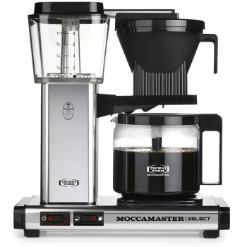 Moccamaster KBG Select Coffee Machine Polished srebrny