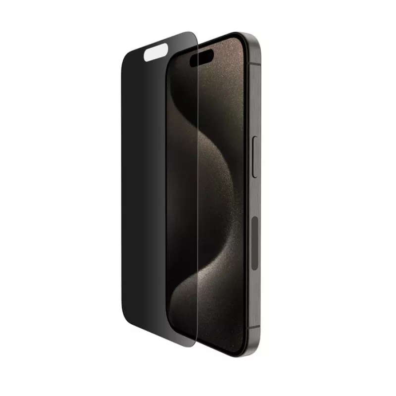 Folia ochronna zapewniająca prywatność Belkin OVA169HQ do iPhone 16 Pro Antybakteryjna Odporna na uderzenia