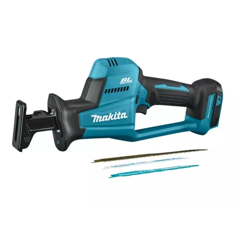 Makita DJR189Z Akumulatorowa piła szablasta 18 V czarno-niebieska