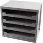 Skrzynka systemowa z szufladami Allit EuroPlus Depot M, wymiary 380 x 455 x 805 mm, model 455805