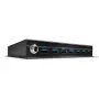Lindy 7 portowy metalowy hub USB 3.0, USB 3.2 Gen 1 (3.1 Gen 1) Type-A, 5000 Mbit/s, czarny, 0.8 m, 185 mm, 75 mm