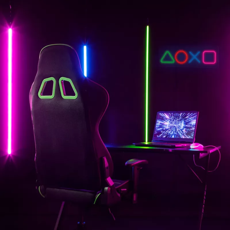 Panel neonowy gamingowy MANTA SNL111MT – dekoracyjne symbole LED do zestawu gamingowego