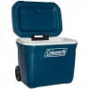 Coleman 50QT Xtreme, chłodziarka na kółkach, niebieski, plastik, poliuretan (PU), czarny, 47 l, 113 kg