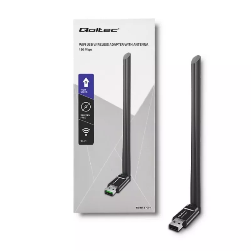 Karta sieciowa Qoltec 57001 WLAN 150 Mbit/s