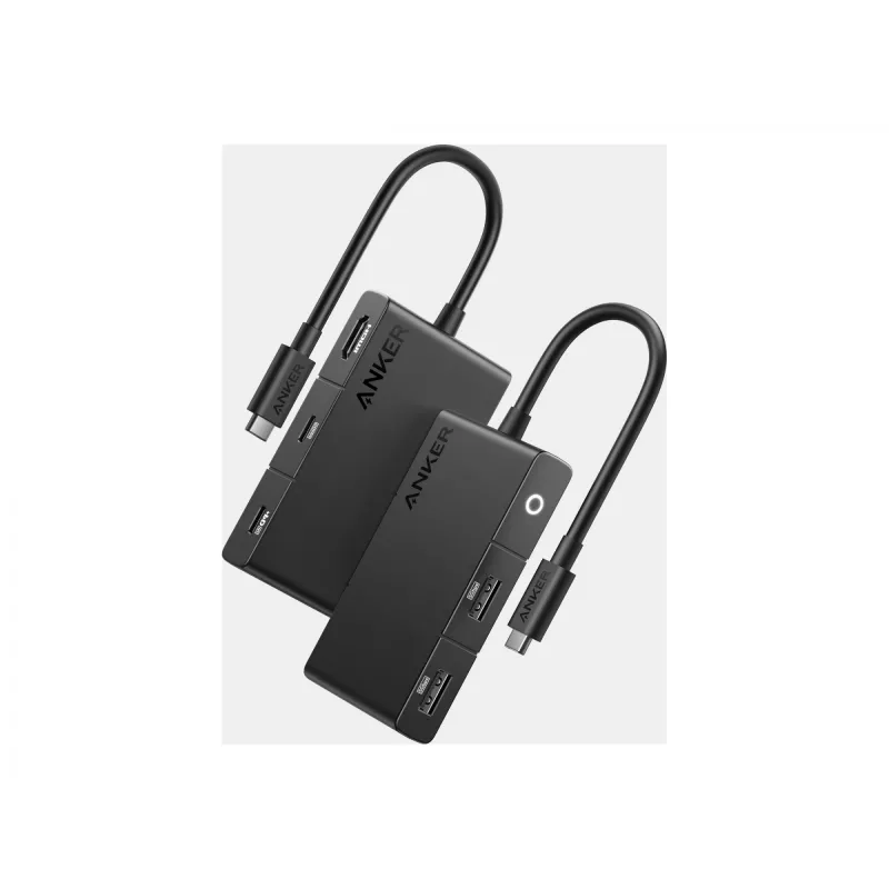 Anker 332 Wired USB 3.2 Gen 1 Type-C Czarny 100W 4K Ultra HD
