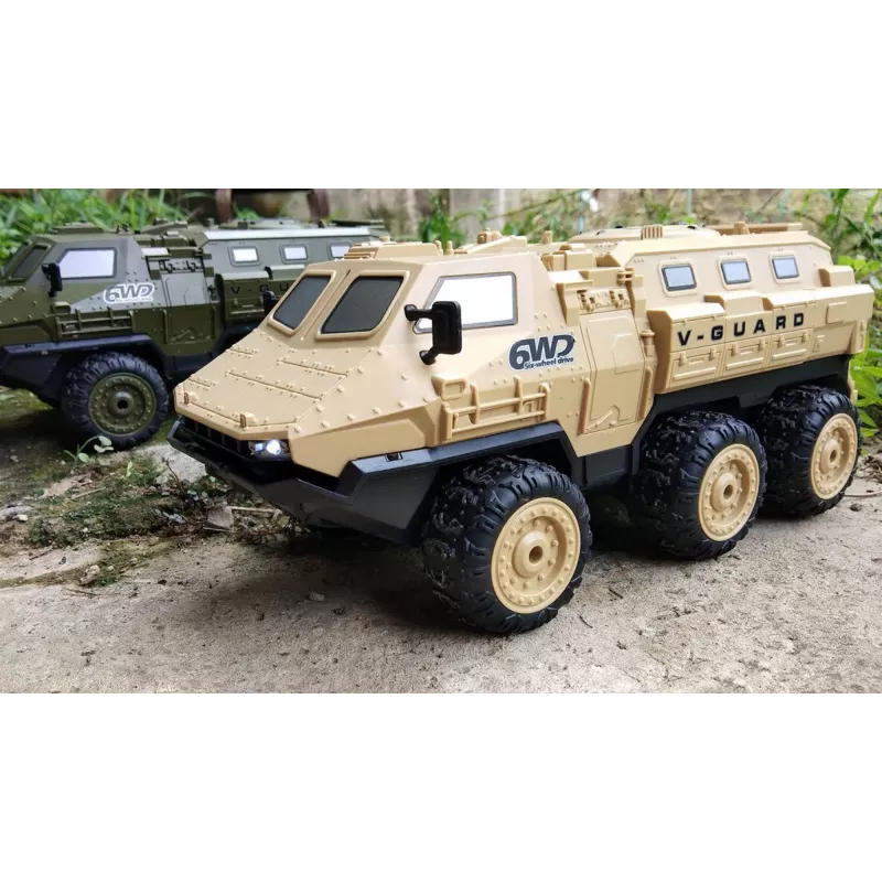 Amewi V-Guard pojazd opancerzony 6WD 1:16 RTR zdalnie sterowany model RC z silnikiem elektrycznym (22585)