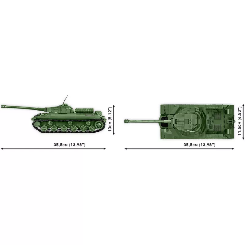 COBI Historical Collection WWII Is-3 Radziecki Czołg Ciężki