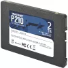 2,5-calowy dysk SSD SATA III PATRIOT P210 2 TB — odczyt 500 MB/s, zapis 400 MB/s, 7 mm