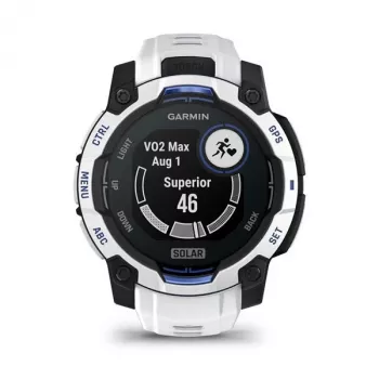 Smartwatch GARMIN Instinct 2 45 mm, MIP 0,9 cala (176×176), GPS, Solar, silikonowy pasek niebiesko-biały