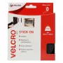 VELCRO Klettband Selbstklebend, Haken & Flausch 20mm x 5m Schwarz