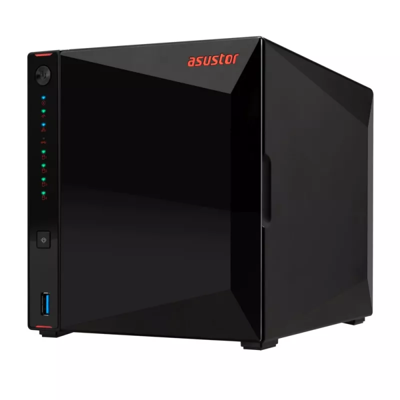 Asustor AS5404T serwer NAS/pamięć masowa Intel® Celeron® N5105 4 GB DDR4 0 TB ADM Czarny