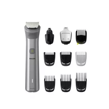 Philips All-in-One Trimmer MG5920/15 Series 5000, Stainless steel, 0.5 mm, 1.6 cm, 1 mm, Beard, Ear, Nose, bateria