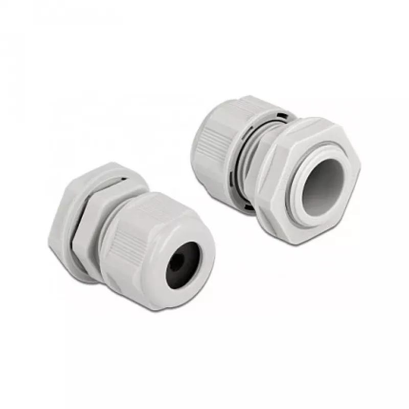 Dławik kablowy DeLOCK 60364 szary plastik 2 szt.