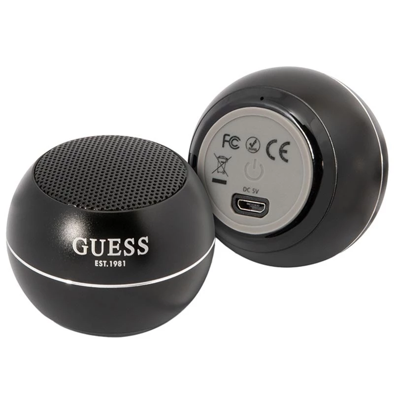 Przenośny głośnik Guess Mini Bluetooth 3W czarny