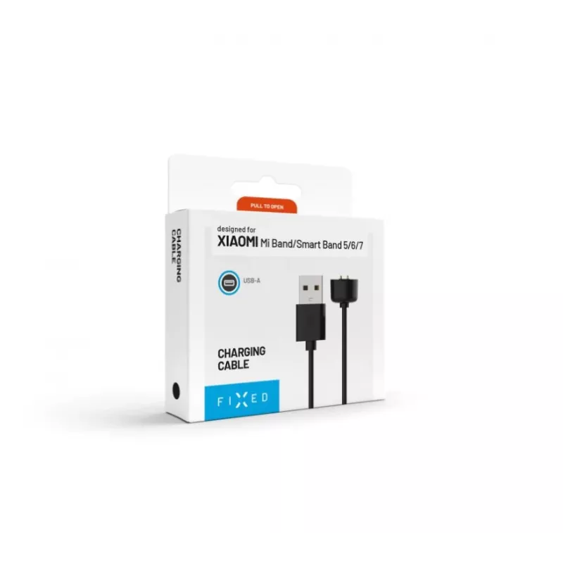 Kabel ładujący FIXED do Xiaomi Mi Band 5/6/7 — USB-A na zastrzeżone złącze, 1 m