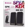 Głośniki przewodowe DEFENDER SPK-225 2.0, 4 W RMS, USB/DC 5 V, 3,5 mm, czarny
