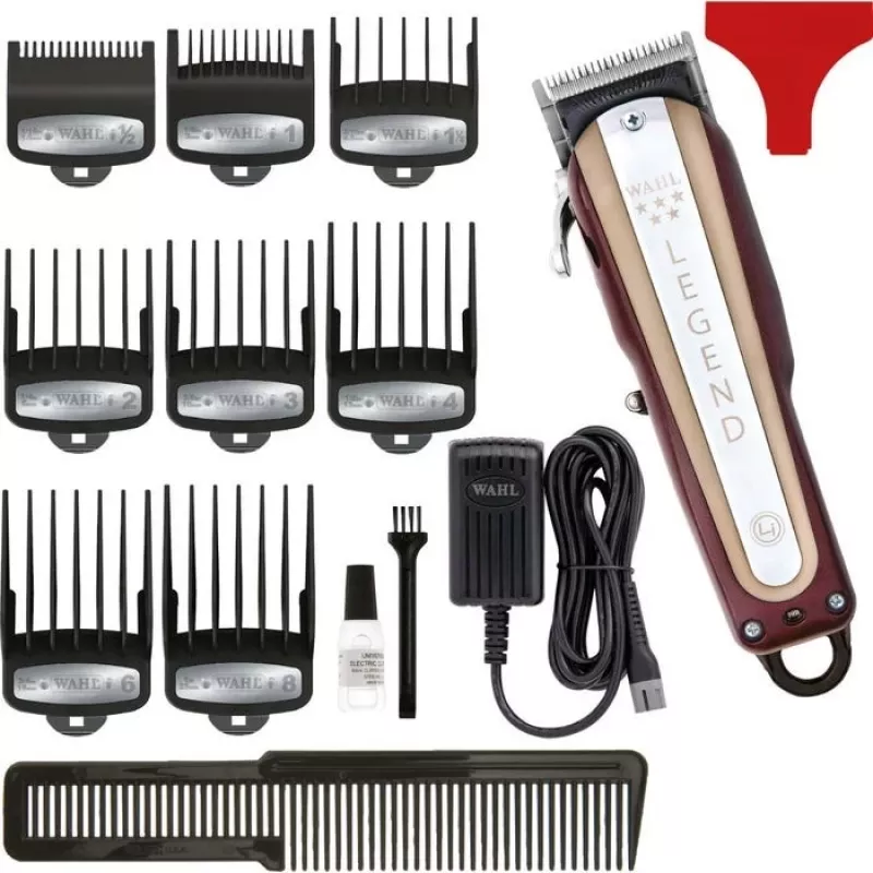 WAHL Cordless Legend Burgundy, srebrny Lithium-Ion (Li-Ion)