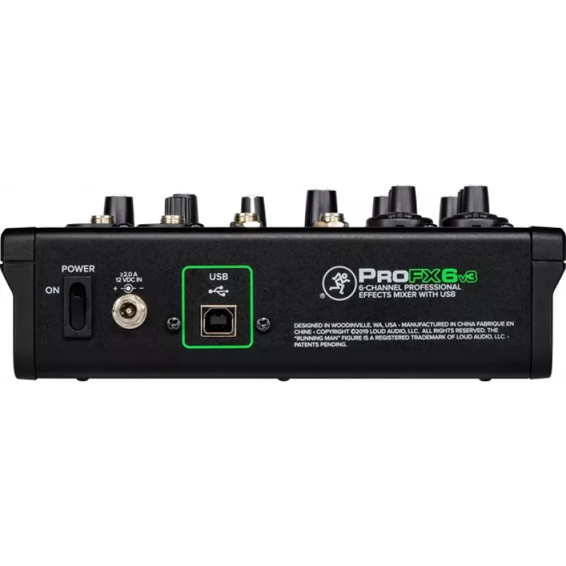 Mikser Mackie ProFX6v3 – kompaktowy 6-kanałowy mikser analogowy z interfejsem USB