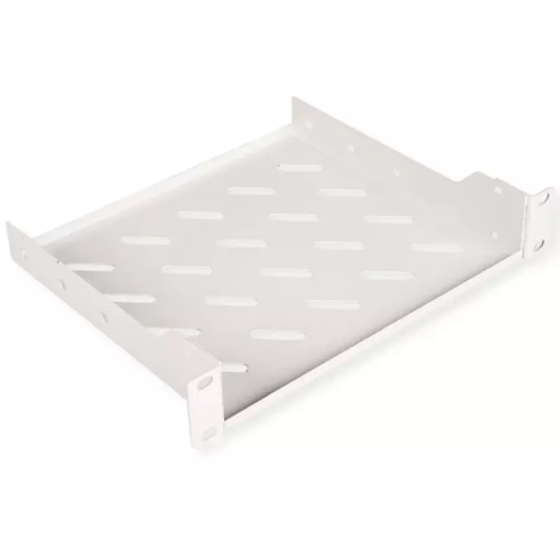 Półka rack ROLINE 10-calowa 1 U 200 T szara Stal 255 mm 150 mm 42 mm