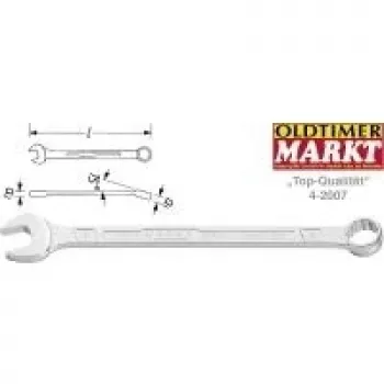 Hazet Ring-Open-End Spanner Wrench Size 6 mm 600N-6 (600N-6)
