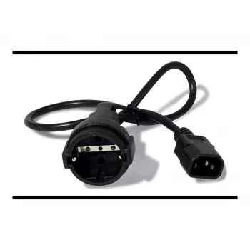 Kabel zasilający APC AP9880 czarny 0,6 m złącze C14 CEE7/7