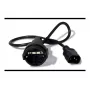Kabel zasilający APC AP9880 czarny 0,6 m złącze C14 CEE7/7