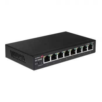 Edimax GS-5008E przełącznik sieciowy Zarządzalny Gigabit Ethernet (10/100/1000) Czarny