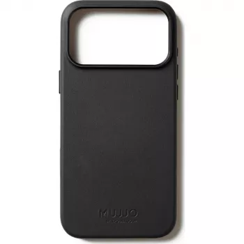 Mujjo Full Leather Case Etui na iPhone 17 Pro Max czarny